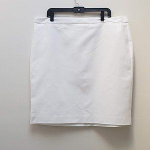 Liz Claiborne white career Skirt Size 18